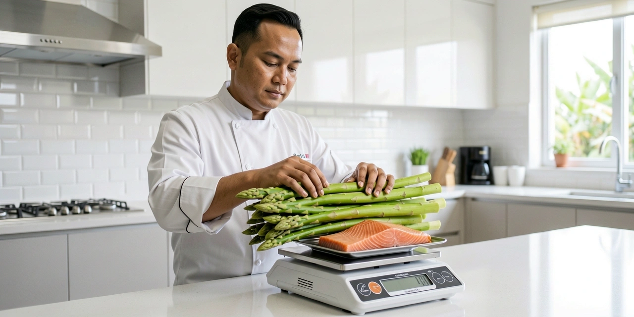 Precision weighing of fresh ingredients